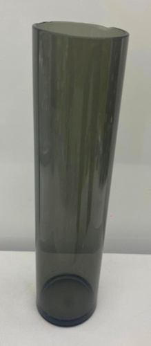 Ваза стеклянная "GREY GLASS" 6*25см, круглая