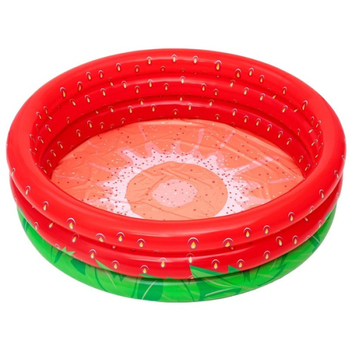 Бассейн надувной круглый 168*38 см Sweet Strawberry Bestway (51145)