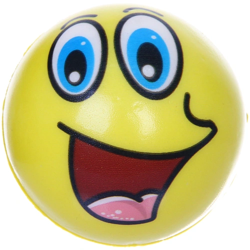 Мяч  6,3 см Веселые мордашки (антистресс), микс СТИКЕР НА ВЛОЖЕНИЕ_3
