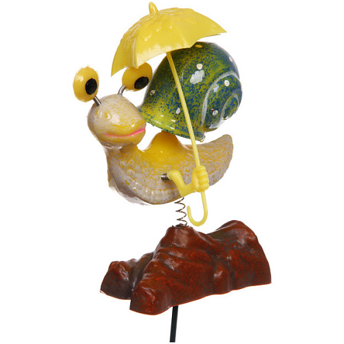 Фигура на спице Улитка с зонтиком 60 см (фигура 138 см), микс_7