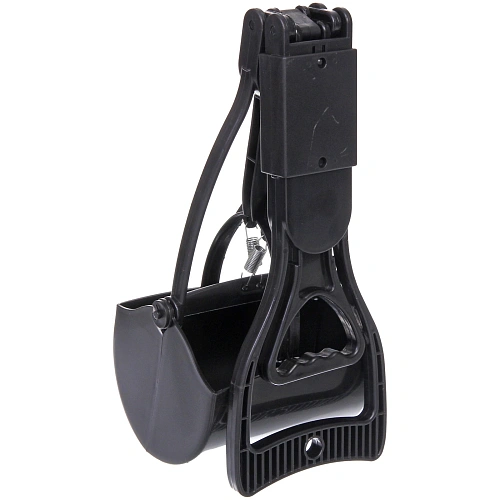 Совок - ковш для уборки за животными Безконтактный, цвет черный, 603013,5см (лейбл)_5